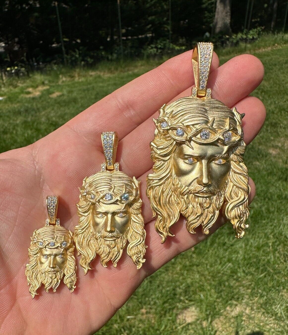24k gold jesus piece hotsell
