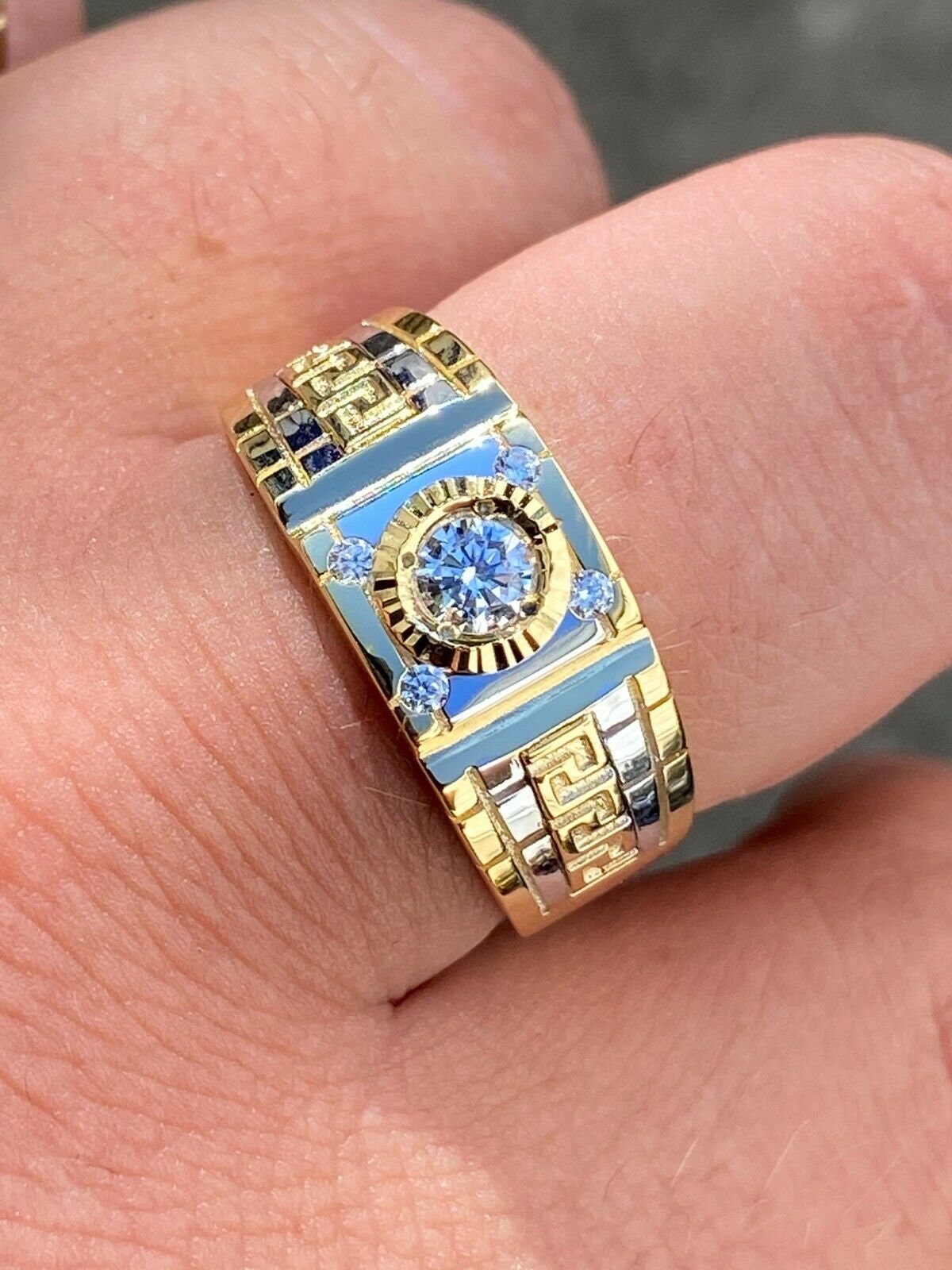Mens versace deals rings