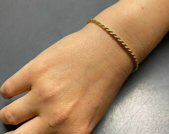 メンズ、レディース、14Kゴールド仕上げ、ソリッド925スターリング