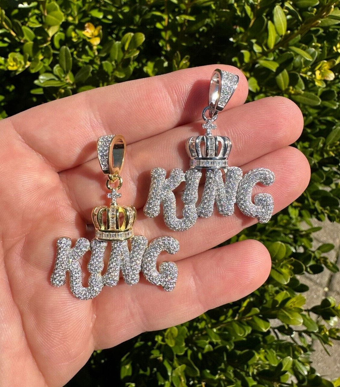 Luxury Queen Crown Silver Couple Rings – GIFTED BEAUTY®️