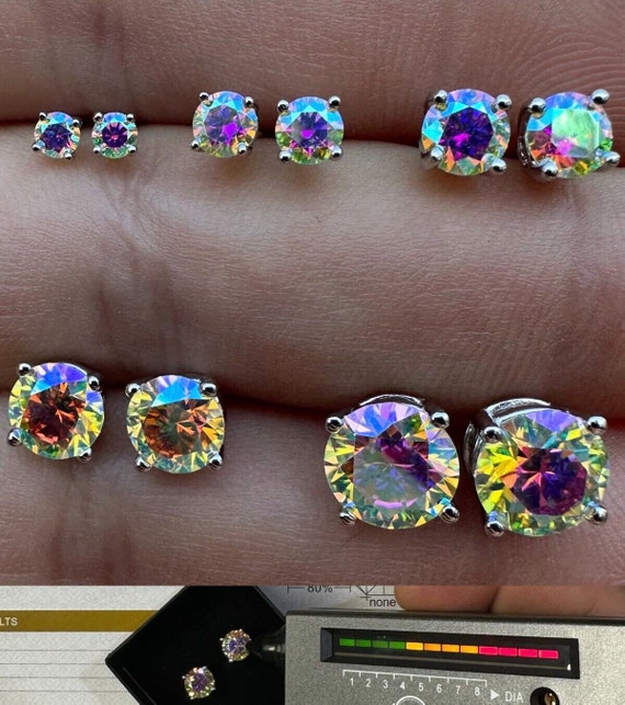 Set Di Orecchini Pendenti In Moissanite Da 0,36 Ct In Argento - Foto 2