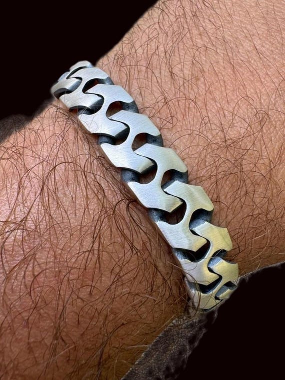 Men's Dragon Bone Viking Bracelet: Oxidized 925 Sterling Silver - Etsy