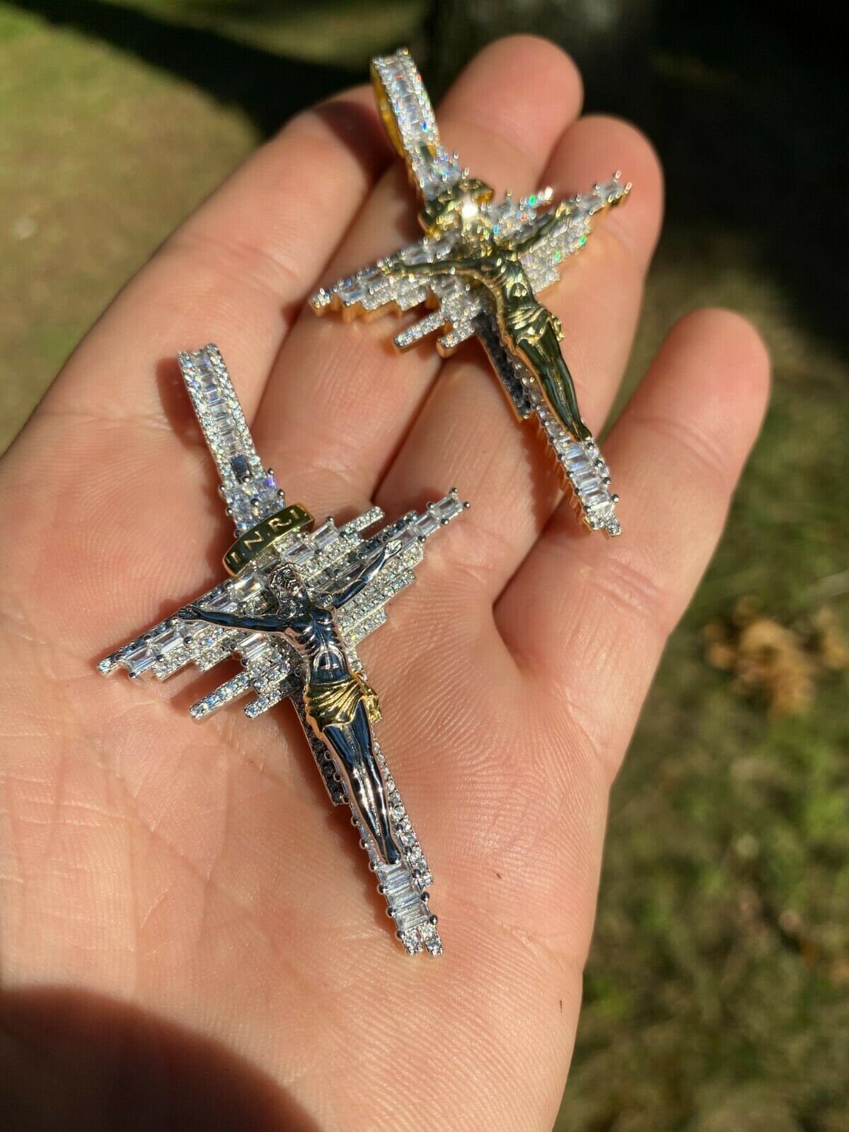 Men's Super Iced Out Custom Made Baguette Diamond Solid 925 Men's Super Iced Out Custom Made Baguette Diamond Solid 925