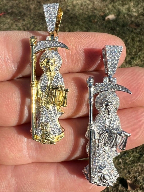 Grim reaper clearance diamond pendant