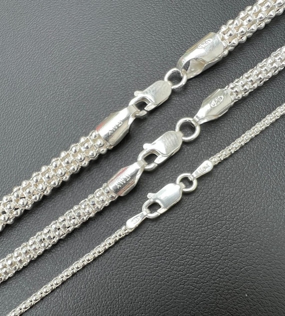 [韓国の人気ジュエリー] 925 silver. Grapeberry necklace (6mm) Original korean fashion 925 Sterling Silver 6MM geometry