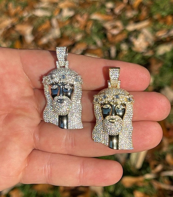 Nuova Collana Con Ciondolo Testa Di Gesù Religioso Moissane - Foto 3