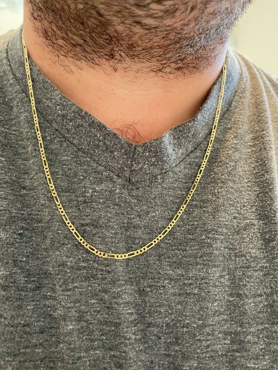 2.5 mm figaro chain on neck deals
