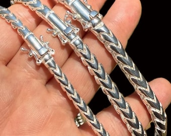Brazalete De Cadena De Eslabones De Acero Inoxidable De Dos