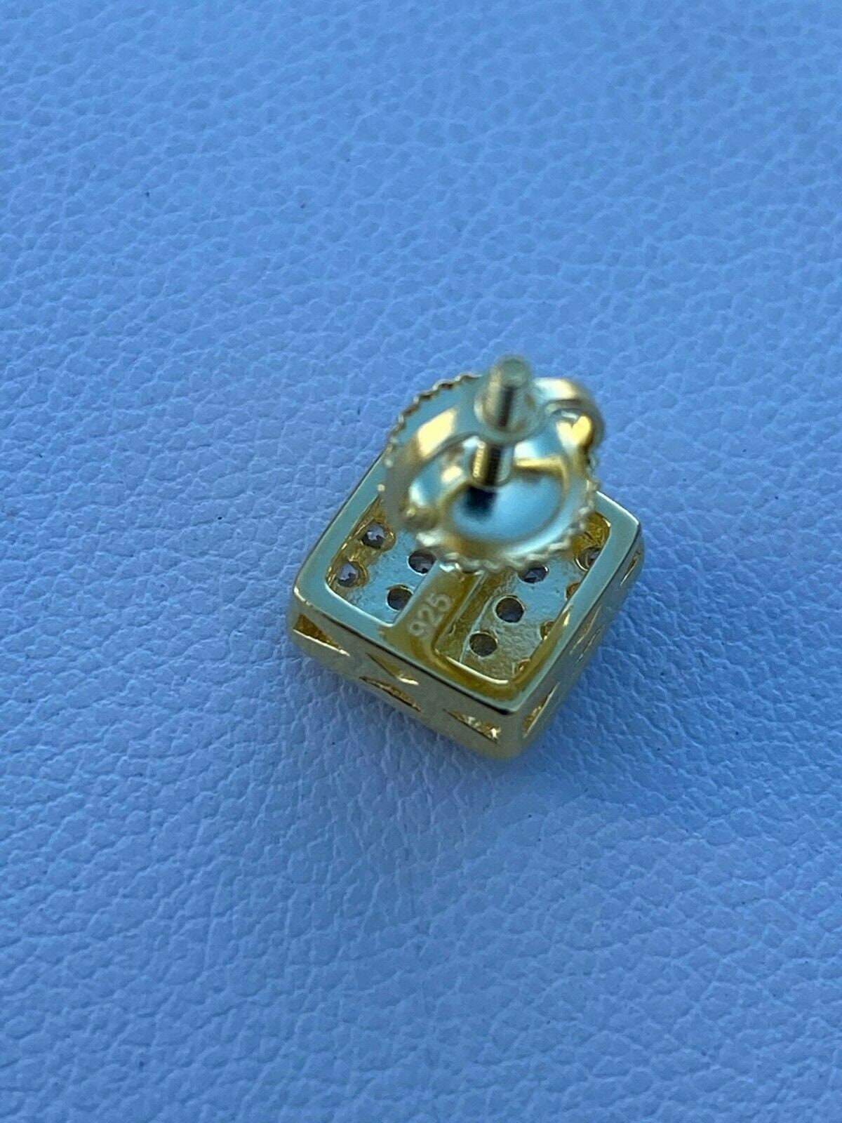 Orecchini In Argento Sterling Placcati In Oro Giallo A Vite Con Perla - Foto 7