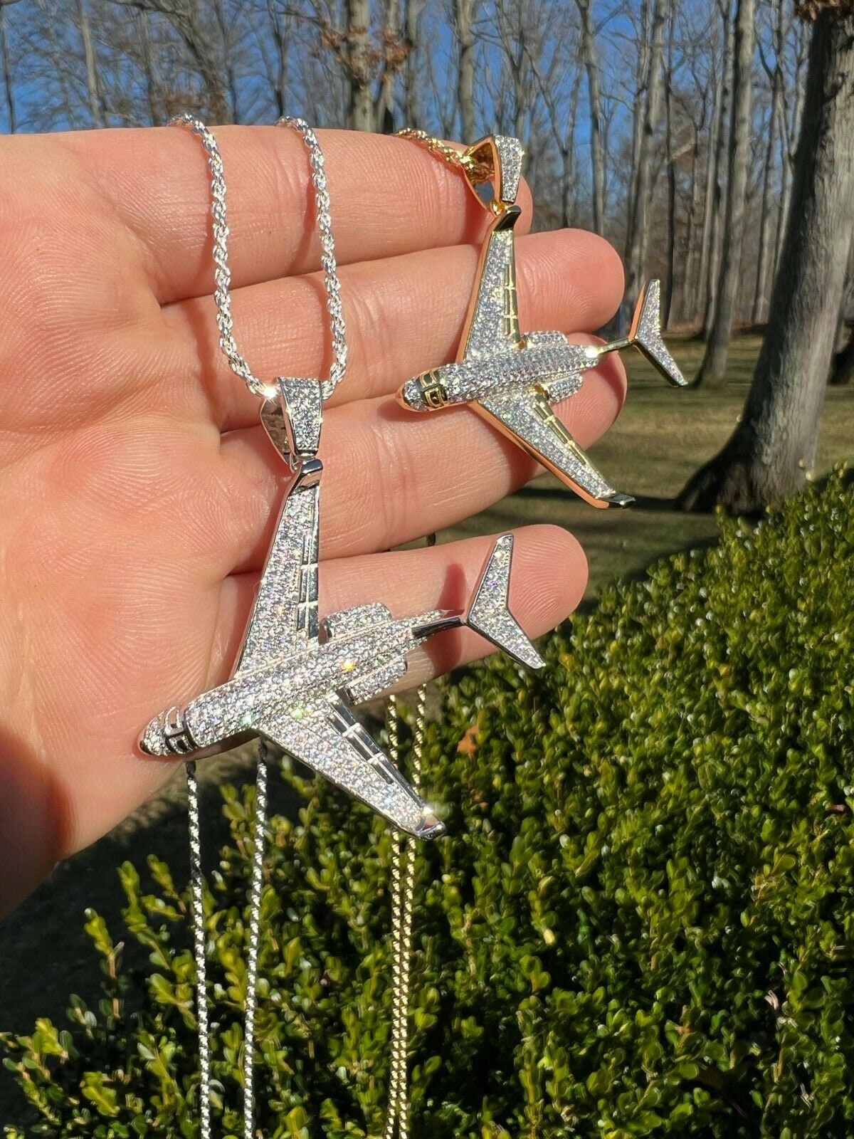 Airplane Charm Necklace