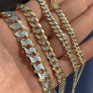 10K Hollow Rose Gold Cuban Chain 8.5mm 22 Inches (Standard) / White Gold - Nyc Luxury
