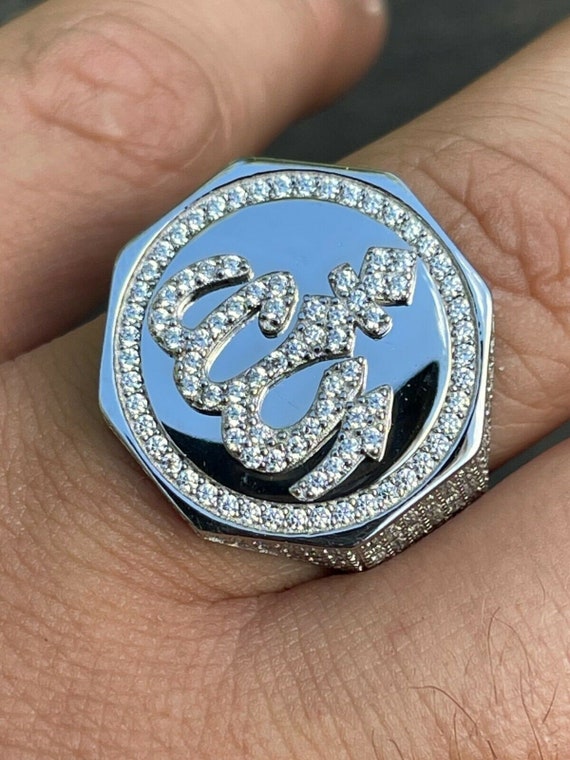Men's Sterling Silver Islamic Allah Ring | Size 7 | Handcrafted .925 Silver Arabic God Ring