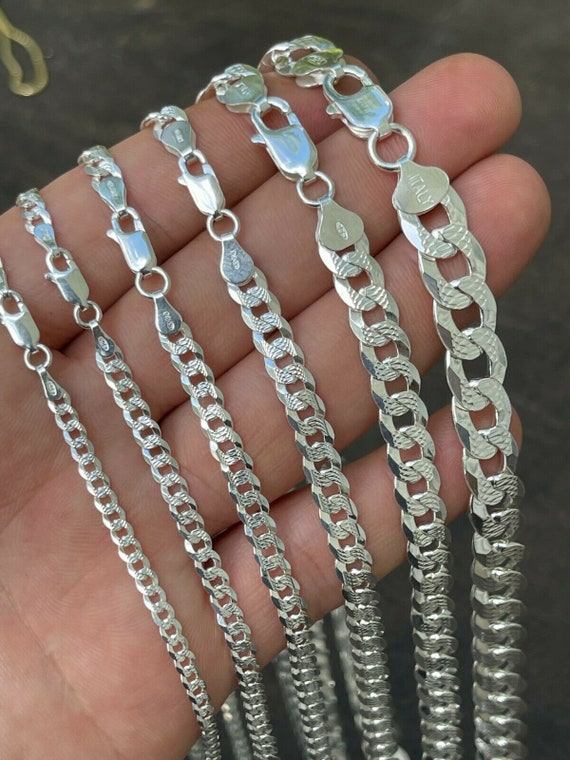 Flat Diamond-Shape Link Chain Bracelet Anklet, 9-inch Flat Diamond-Shape Link Chain Bracelet Anklet, 9-inch