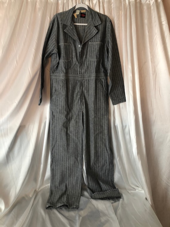 Vintage Big Ben Herringbone Denim Coveralls
