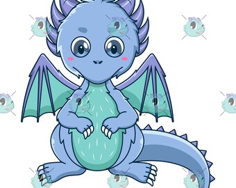Bügelbild Drache