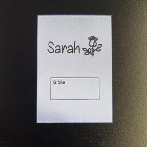 Textiletiketten Rose