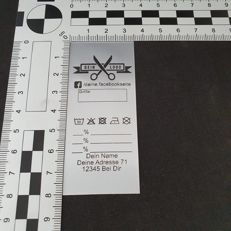 Textilkennzeichnungsetiketten fürs Gewerbe, individualisierbar image 5
