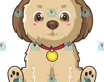 Bügelbild Hund