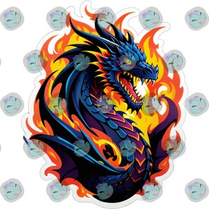 Bügelbild Drache_1