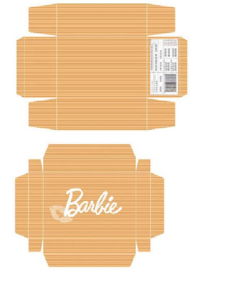 Barbie Shoe Boxes Printable - Etsy