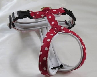 MODOG chest harness dots red white