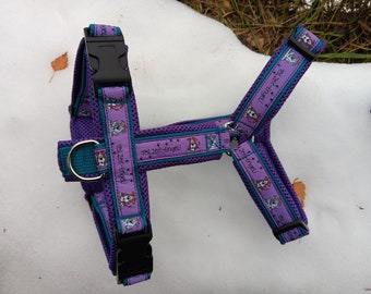 Modog Chest Harness Part-Time Angel Purple Airmesh