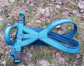 MODOG Chest Harness Double XX Softshell Petrol
