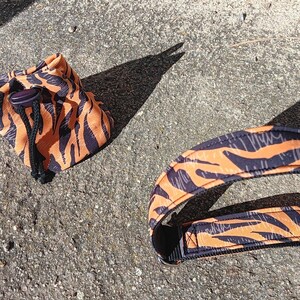 Halsband Tiger mit Beutel Klein