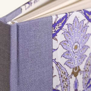 Elegant book for your notes "Verona", diary, sketchbook, lilac