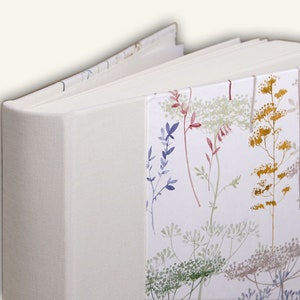 Photo album in soft colors "Fiori del Sole", photo album to glue