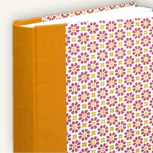 Album photo "Maxi", livre photo jaune orange, album naissance