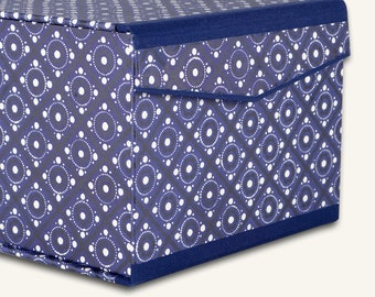 Foto Box "Beppo", blau, Schachtel für Fotos