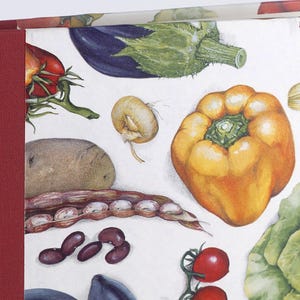 Recipe book vegetables, cookbook for your own recipes, to write yourself