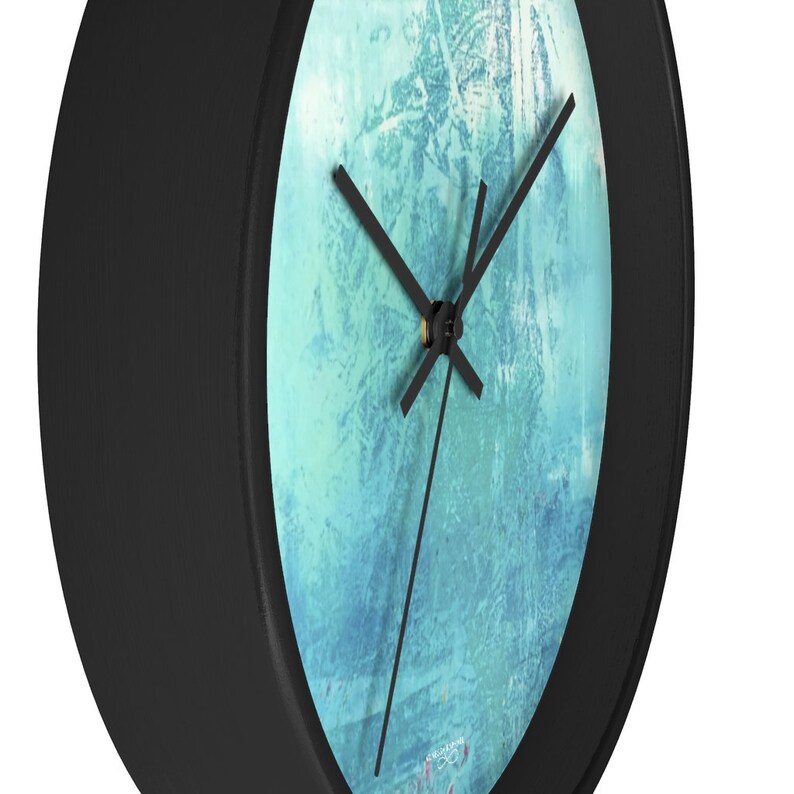 Valentines Day gift from son mint green decor nursery decor girl boho decor bathroom clock unique wall clock modern clock for wall best