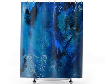 Deep Artic Sea Shower Curtains