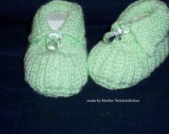 Babyschühchen in Mint