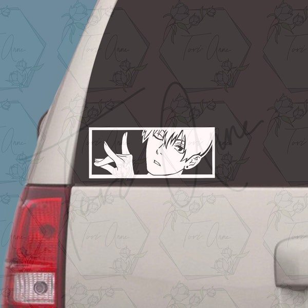 Aki-Aki Kun, Man of Chains, CSManInspired Decal, Devils of Futures, Foxie Devils, Kon-Kon, Chainsaw, Man Chain-saw, CSMDecal, Laptop Decal