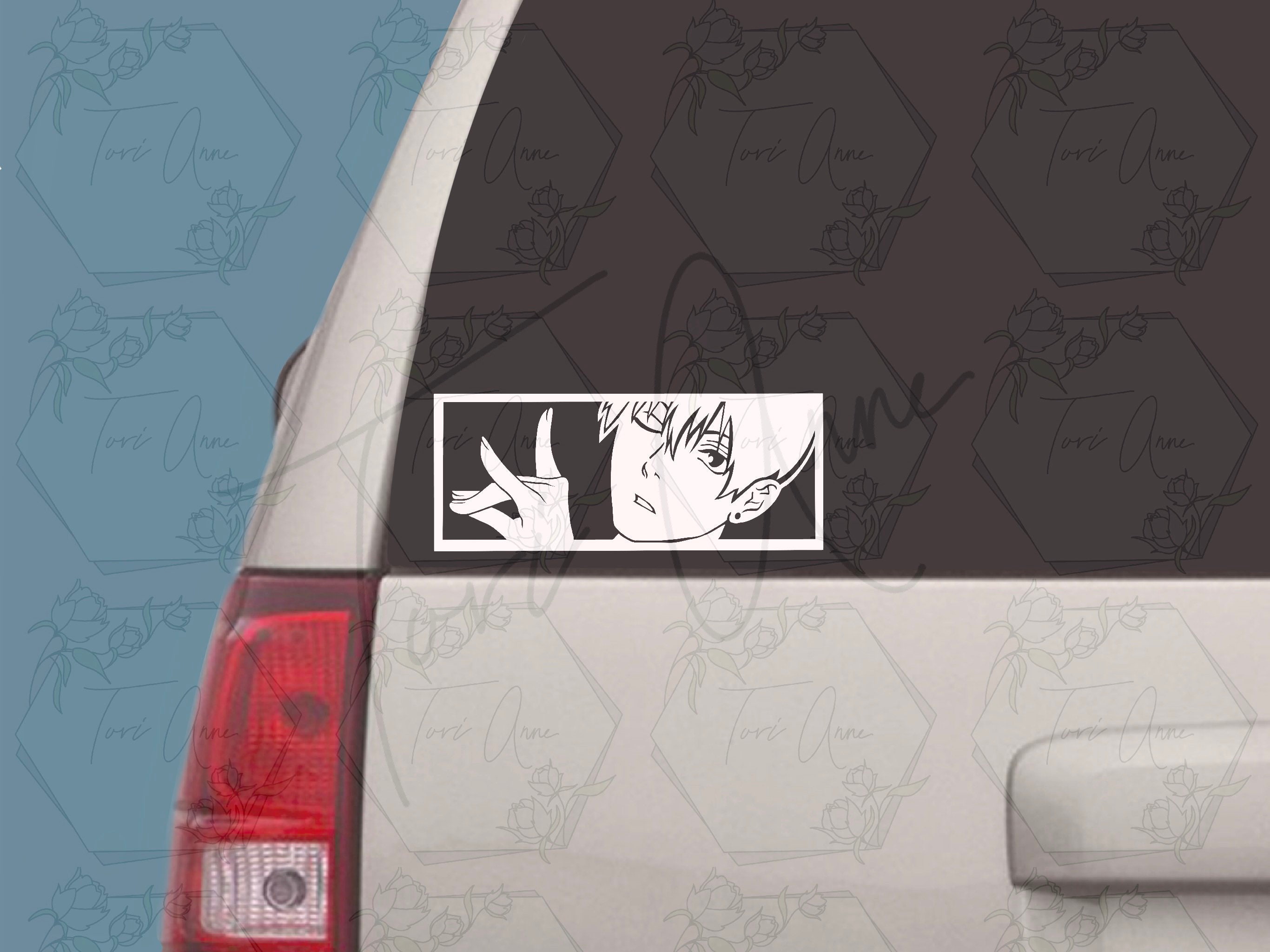Himeno Chainsaw Man 03 Weatherproof Anime Sticker 6 Car Decal