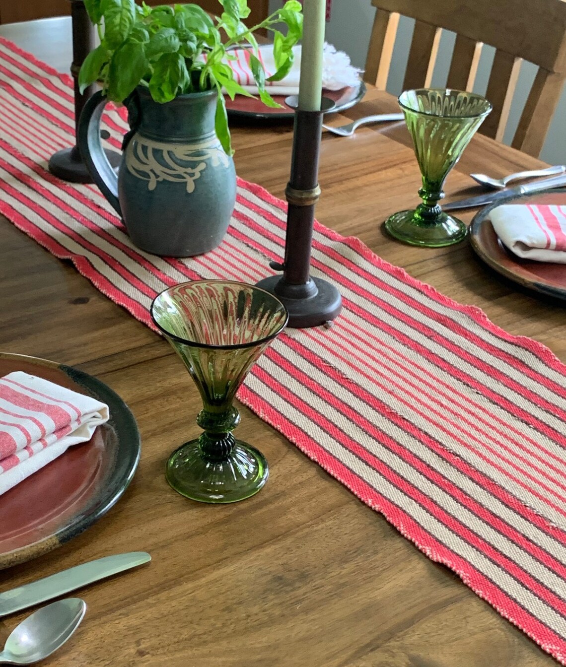 Table Runner Table Linens Table Deco Handwoven Rustic Etsy