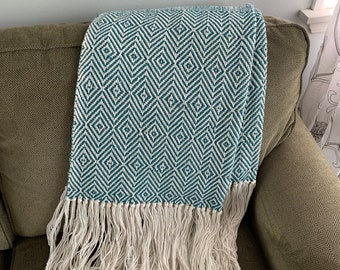 Fringed Cotton Throw