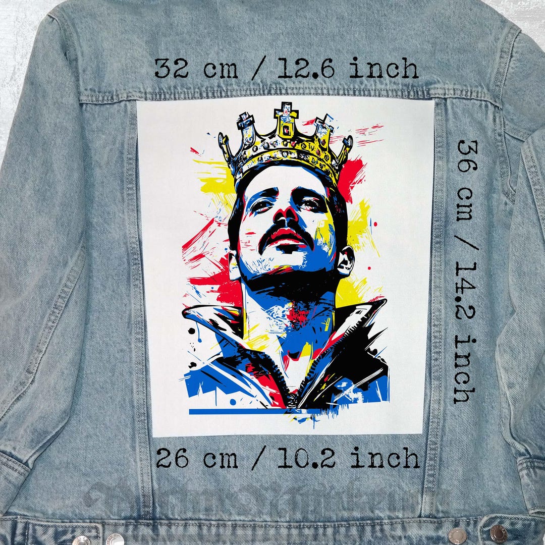 Crown King Canvas Back Patch for Jackets & Vests Large Sew on Art - Etsy
