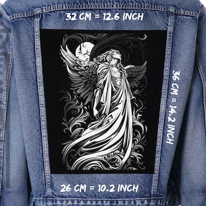 Engel Backpatch: Vielseitiger Akzent für Jacke, Weste und Flanell