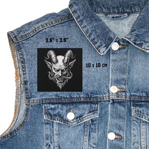 Écusson à coudre The Devil, écusson en métal noir, immortel, bathory, trône sombre