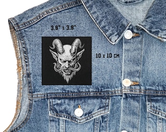 The Devil Sew-On Patch, Black Metal Patch, Immortal, bathory, dark throne