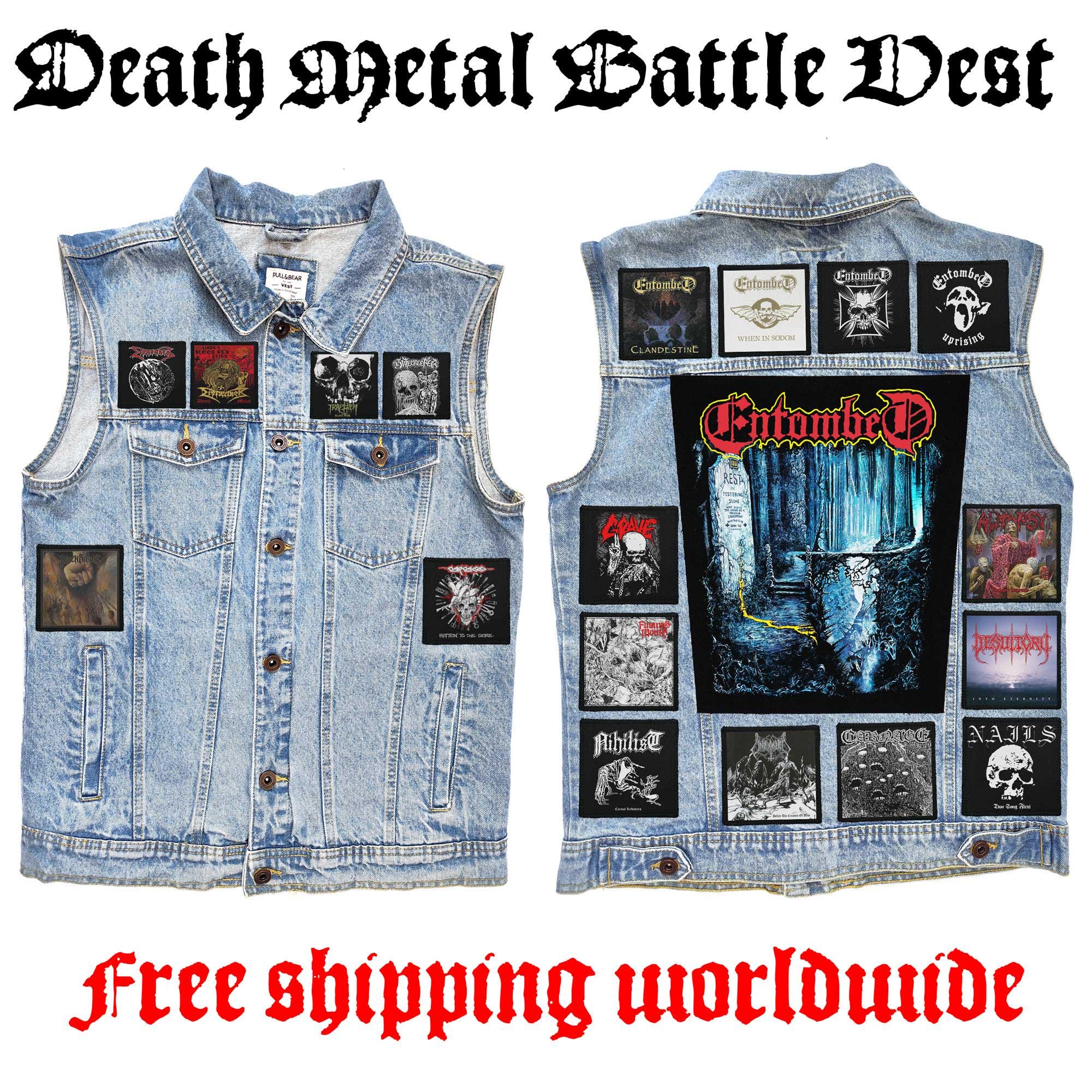 Metal denim vests - Etsy 日本