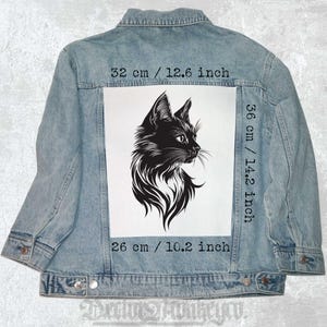 May include: Black and white illustration of a cat's head on a white background. The image is 14.2 inches tall and 10.2 inches wide.