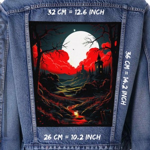 Ghost Town 3,Écusson dans le dos,Écusson dans le dos,toile noire,Écusson sur la veste,Vacant,Oublié,Ruiné,Spectral,Silencieux