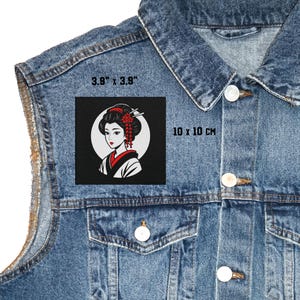 Geisha Sew-On Patch: Hardcore Punk & Metal