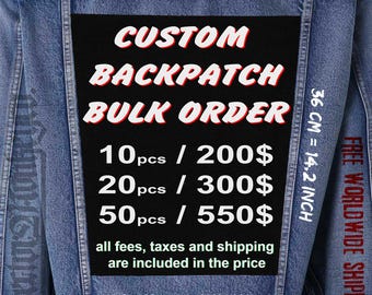 BackPatch – zamówienie hurtowe, naszywka niestandardowa, naszywka ze zdjęciem, naszywka spersonalizowana, naszywka na plecy, naszywka na kurtkę, naszywki niestandardowe, naszywka metalowa, naszywka punkowa