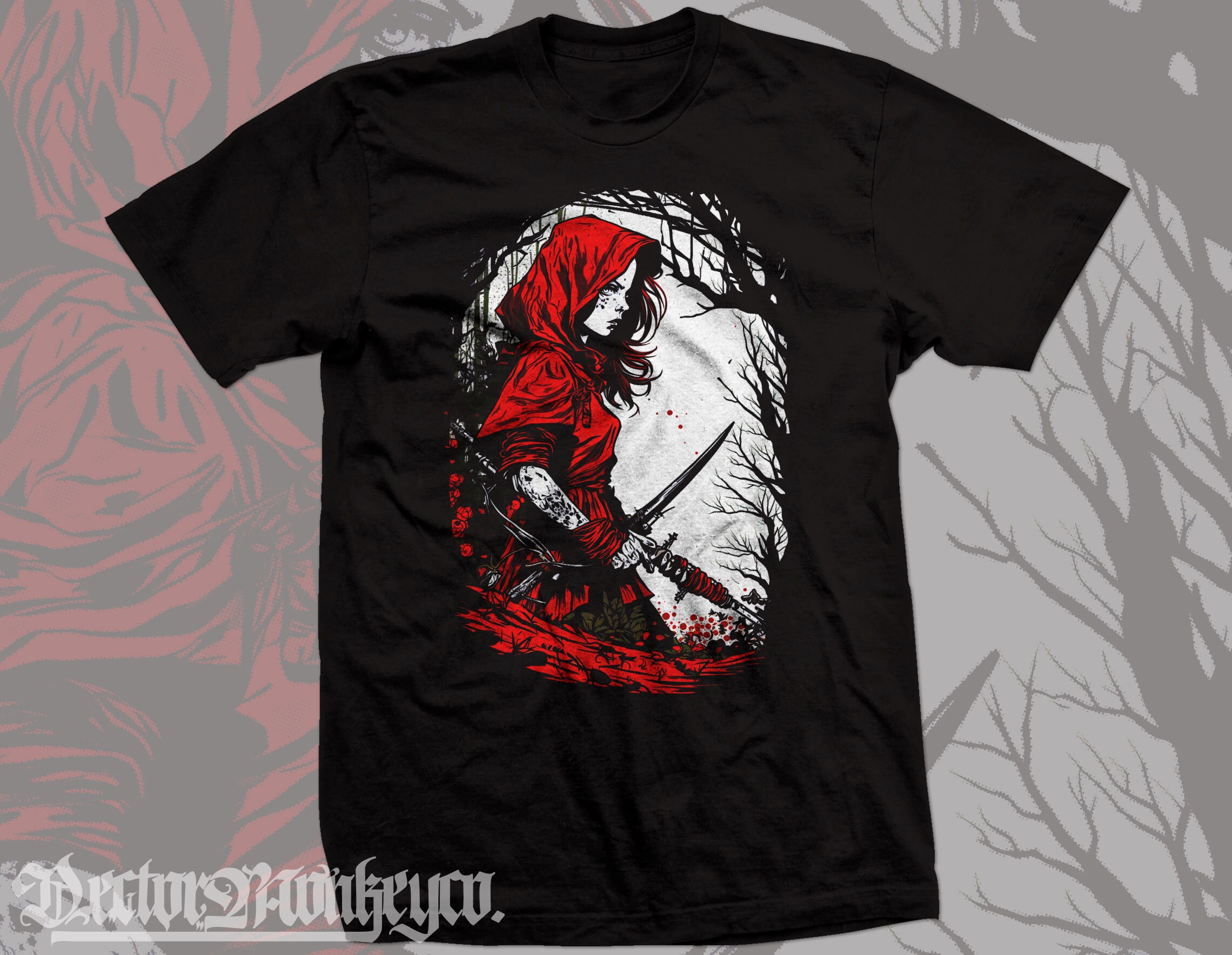 Red Riding Hood Tee Etsy UK